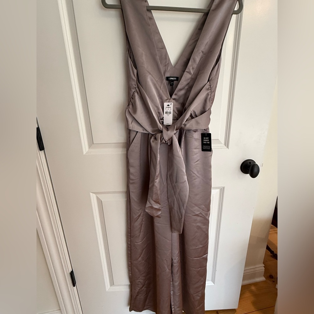 NWT Express Satin one piece romper